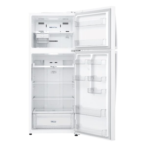 LG Top Mount Refrigerator 22Cu Ft White - Image 2