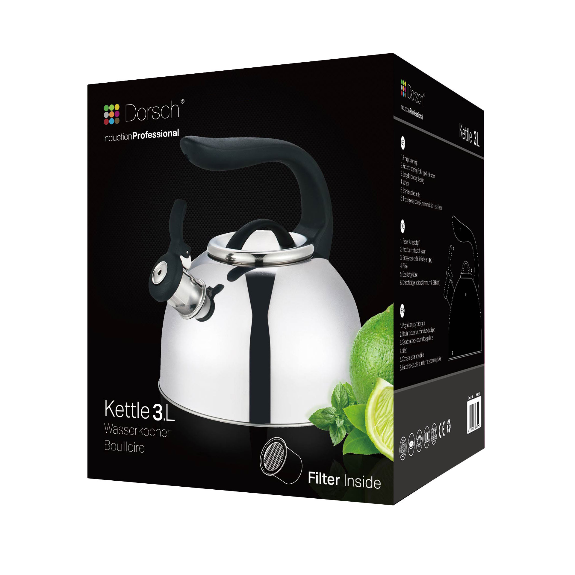 MIRROR STEEL TEA KETTLE 3 L - Image 2