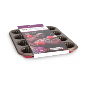 STRIPED MUFFIN PAN 12 CUPS