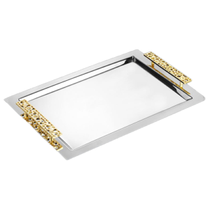 ORIENTAL GOLD SERVING TRAY