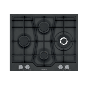 Flat Hob Gaz Cooktop Black 60cm