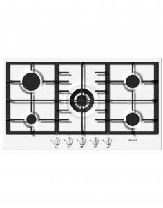 Gaz Cooktop White 90cm