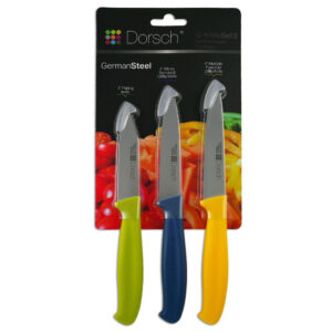 COLORFUL SHARP KNIFE SET - 3PIECES