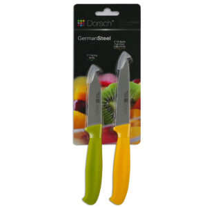 COLORFUL SHARP KNIFE SET - 2 PIECES