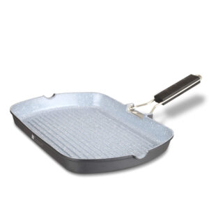 GRILL PAN NON-STICK WITH FOALDABLE HANDLE 34 CM