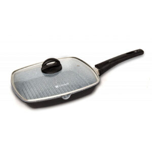 GRILL PAN NON-STICK WITH LID 28CM